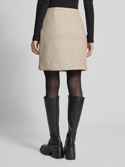 Vero Moda Mini-Rock mit hoher Taille Modell 'FORTUNEALLISON' Beige 5