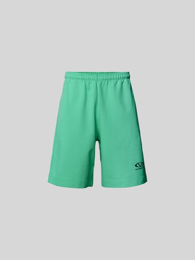 VETEMENTS Sweatshorts mit Label-Print Neon Gruen 2