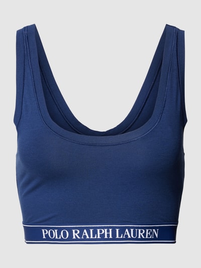 Polo Ralph Lauren Bralette met labelstitching Marineblauw - 1