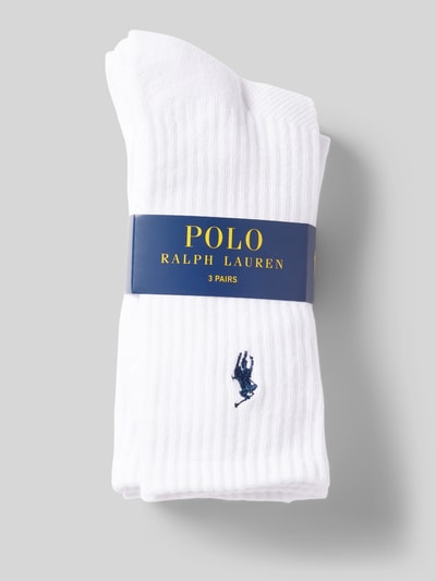 Polo Ralph Lauren Socken mit Logo-Stitching im 3er-Pack Weiss 3