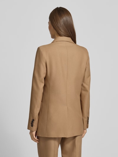 Mango Slim Fit Blazer mit Reverskragen Modell 'NATALIE' Camel 5