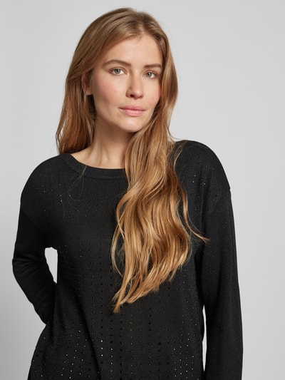 Betty Barclay Strickpullover mit Nietenbesatz Black 3