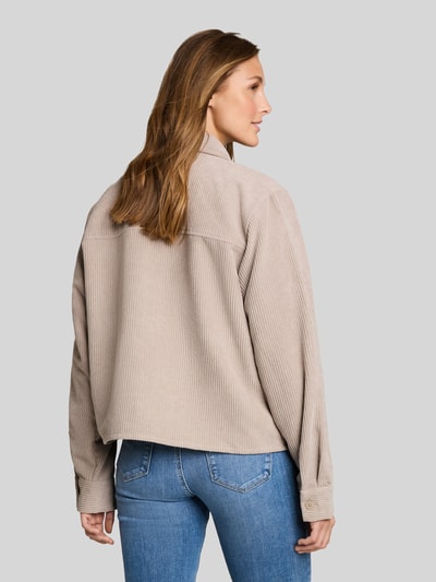 Tom Tailor Denim Kort cord overhemd met structuurlook Beige - 5