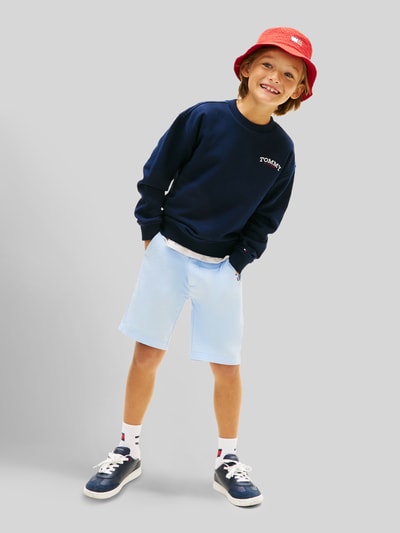Tommy Hilfiger Kids regular fit sweatjack van katoenmix Marineblauw - 1