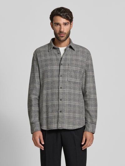 Marc O'Polo Koszula casualowa o kroju regular fit z czystej bawełny Jasnoszary 4