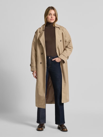 comma Jeansy o kroju relaxed fit z wpuszczanymi kieszeniami Jeansowy niebieski 1