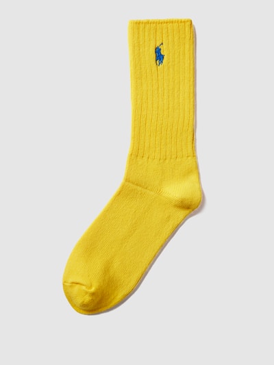 Polo Ralph Lauren Socken mit Logo-Stitching Gelb 1