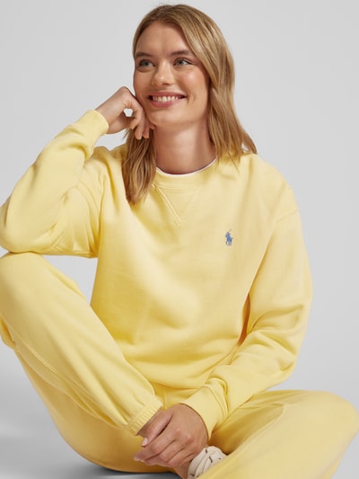 Polo Ralph Lauren Bluza z wyhaftowanym logo Żółty 3