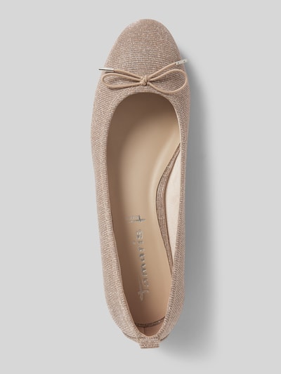 Tamaris Ballerinas mit Strasssteinbesatz Rose 3