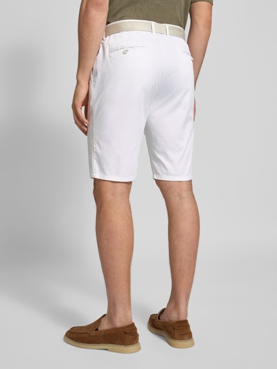 Christian Berg Men Bermudas mit französischen Eingrifftaschen Weiss 5