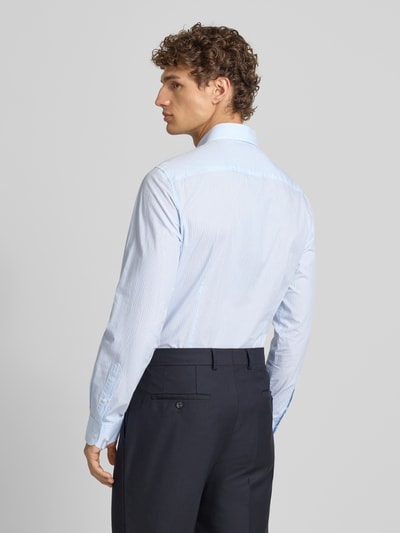 Tommy Hilfiger Tailored Slim fit zakelijk overhemd van puur katoen Bleu - 5
