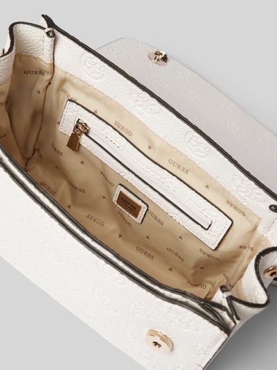 Guess Handtas met structuurmotief, model 'CRESIDIA' Offwhite - 5