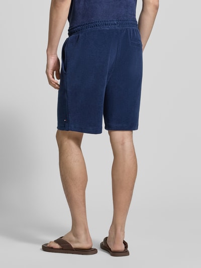 Tommy Hilfiger Loose Fit Sweatshorts aus reiner Baumwolle Modell 'TOWELLING SWEATSHORTS' Marine 5