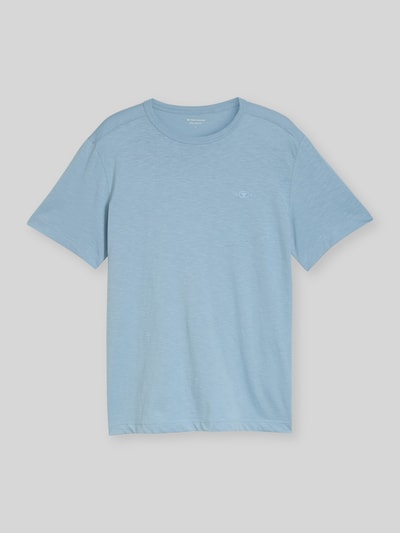 Tom Tailor Regular Fit T-Shirt aus reiner Baumwolle Rauchblau 2