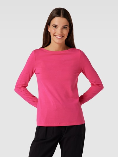 Montego Longsleeve mit U-Boot-Ausschnitt Fuchsia 4