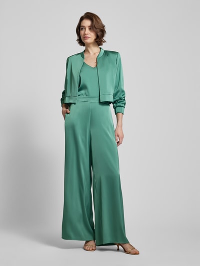 V by Vera Mont Wide leg broek met elastische band Groen - 1