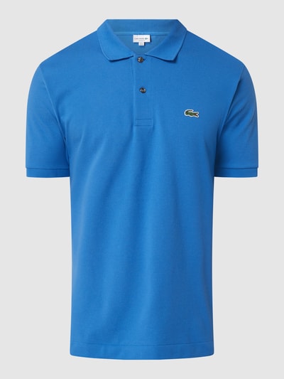 Lacoste Koszulka polo o kroju casual fit z wyhaftowanym logo Jeansowy niebieski 2