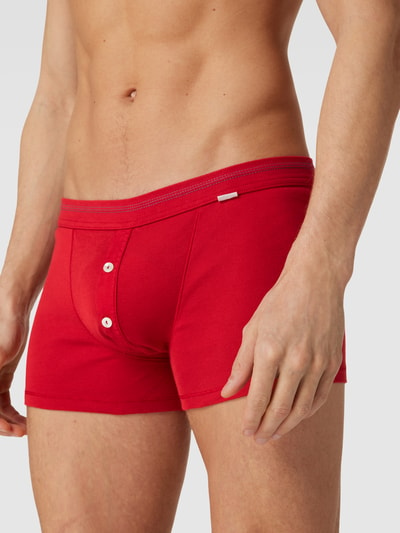 Schiesser Boxershort met siernaden, model 'REVIVAL' Rood - 3