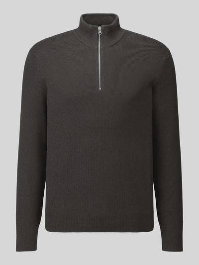 ONLY & SONS Regular Fit Troyer aus Baumwoll-Mix Modell 'PHIL' Schlamm 2