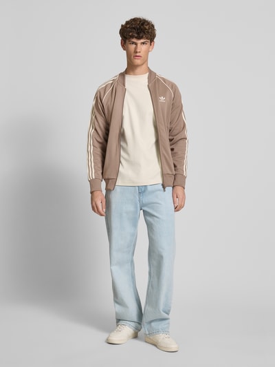 adidas Originals Sweatjack met ritssluiting Donkerbruin - 1