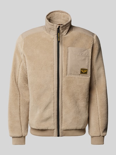 PME Legend Sherpa Jacket mit Brusttasche Offwhite 2