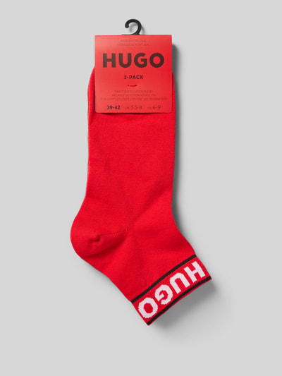 HUGO Socken mit Label-Stitching im 2er-Pack Rot 3