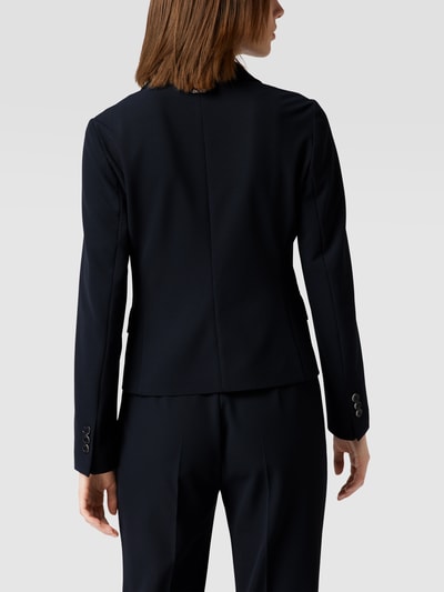 BOSS Black Women Blazer met labelapplicatie, model 'Jasola' Marineblauw - 5