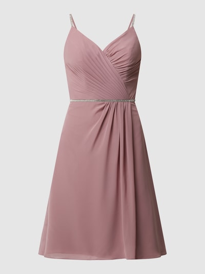 Luxuar Cocktailkleid aus Chiffon  Rosa 2