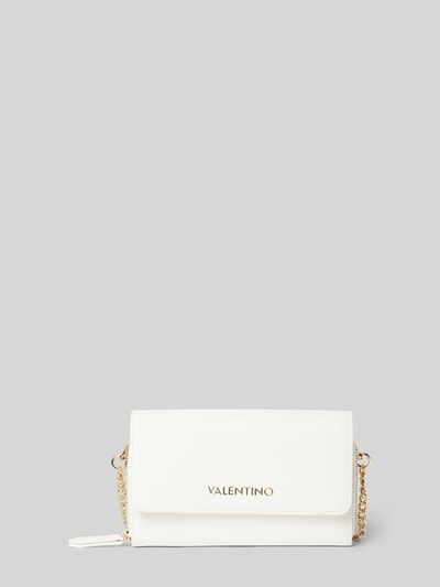 VALENTINO BAGS Handtasche mit Label-Applikation Modell 'ZERO RE' Weiss 1