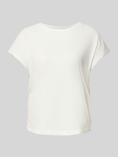 Vero Moda Relaxed Fit T-Shirt aus reiner Baumwolle Modell 'EMMY' Weiss 2