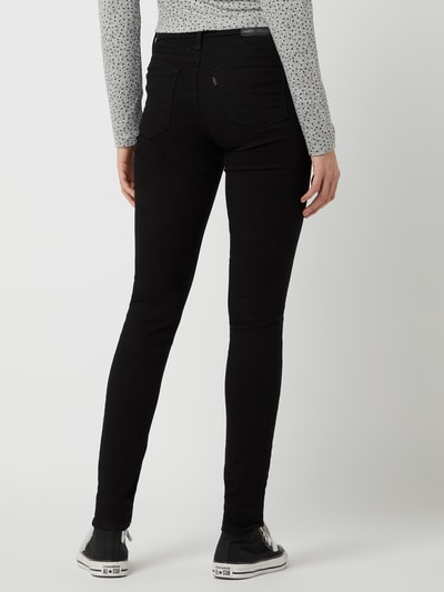 Levi's® 300 Shaping super skinny fit jeans met stretch, model 310 - 'Water<Less™' Zwart - 5