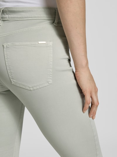 Cambio Slim Fit Jeans mit verkürztem Schnitt Modell 'PIPER' Mint 3