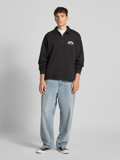 Review X MATW Sweatshirt met labeldetail Zwart - 1