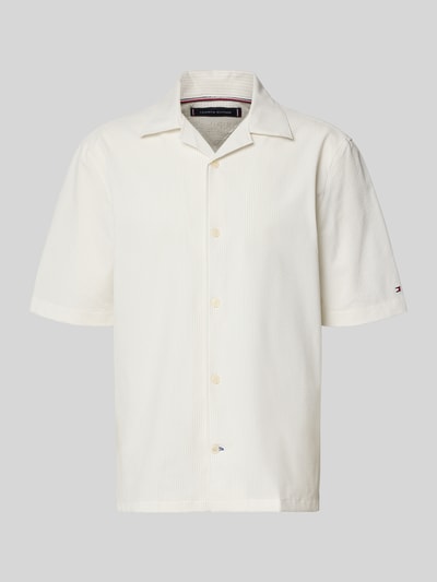 Produktfoto, Relaxed Fit Freizeithemd aus Seersucker-Material von Tommy Hilfiger, Optik:Allover-Muster, Passform: Relaxed-Fit, Ärmelform: Kurzarm, Materialverarbeitung: Seersucker