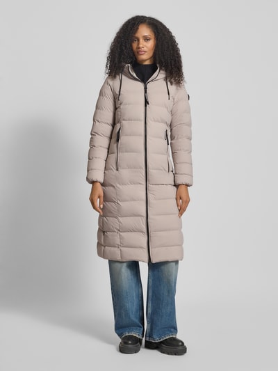 khujo Regular Fit Steppmantel mit Zweiwege-Reißverschluss Modell 'Gamp' Beige 4