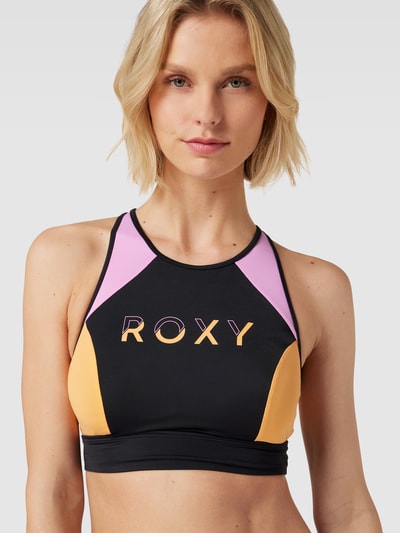 Roxy Bikinitop met racerback, model 'ACTIVE FULL SUPPORT' Zwart - 3