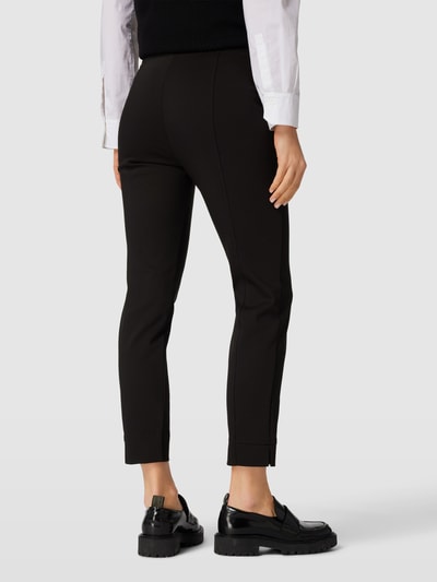 Marc Cain Stoffen broek met labeldetail Zwart - 5