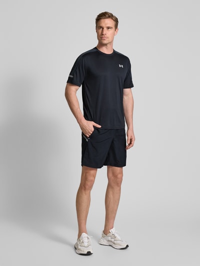 Under Armour Regular fit korte broek met logoprint, model 'Tech Utility' Zwart - 1