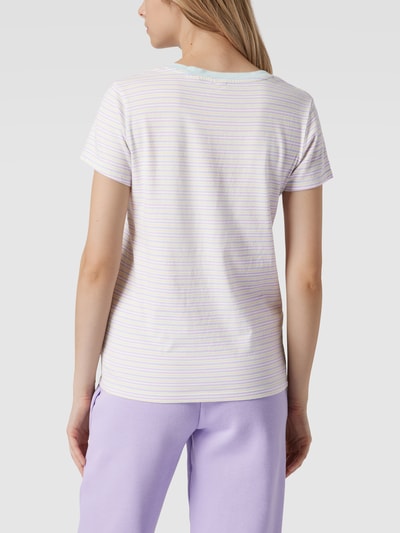 Levi's® T-shirt met labelstitching, model 'Oregano' Lichtblauw - 5