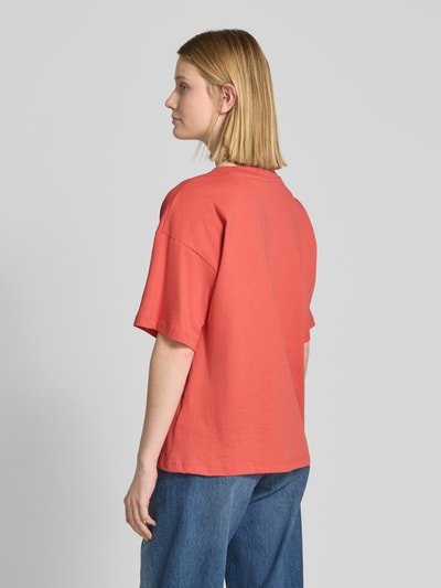 Jake*s Studio Woman Oversized T-Shirt mit Statement-Stitching Koralle 5