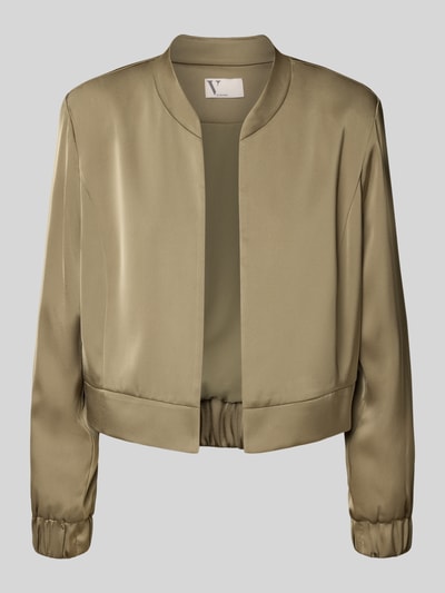 V by Vera Mont Cocktailjacke mit Stehkragen und elastischem Bund Gruen 2