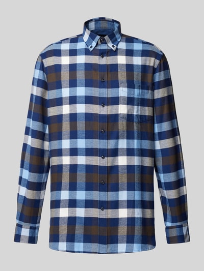 Christian Berg Men Koszula casualowa o kroju regular fit z kołnierzykiem typu button down Granatowy 2