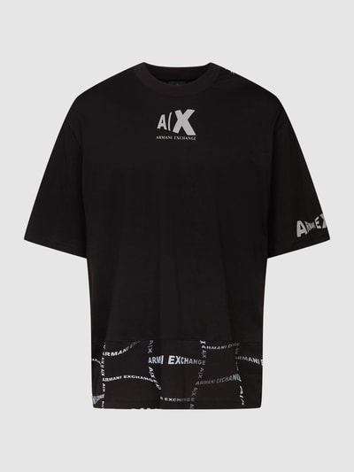 Armani Exchange T-Shirt mit Label-Details Black 2