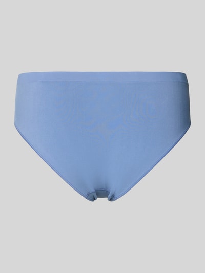 Productfoto, Slip met elastische band van Calvin Klein Underwear, lichtblauw, nauwsluitende fit, labeldetail, materiaal-mix met stretch