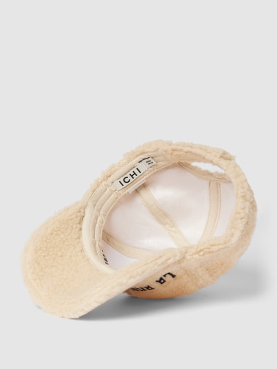 ICHI Baseballpet met teddybont, model 'ANADINE' Offwhite - 2