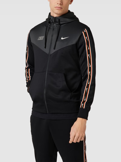 Nike Sweatjacke mit Label-Print Black 4