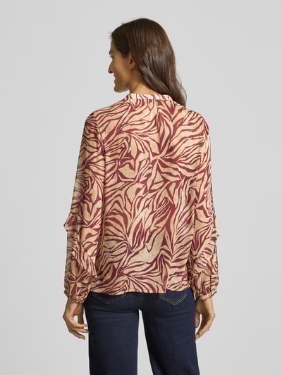 Soyaconcept Langarmbluse mit verdeckter Knopfleiste Modell 'VALBORG' Rot 5