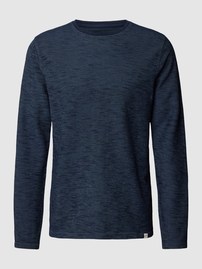 Fynch-Hatton Longsleeve in melierter Optik Marine 2