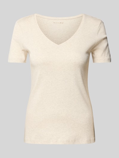 Christian Berg Woman T-shirt met V-hals Beige gemêleerd - 2