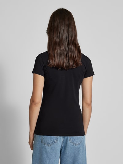 ARMANI EXCHANGE T-shirt met labelprint Zwart - 5